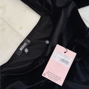 Missguided Black Long Sleeve Dress